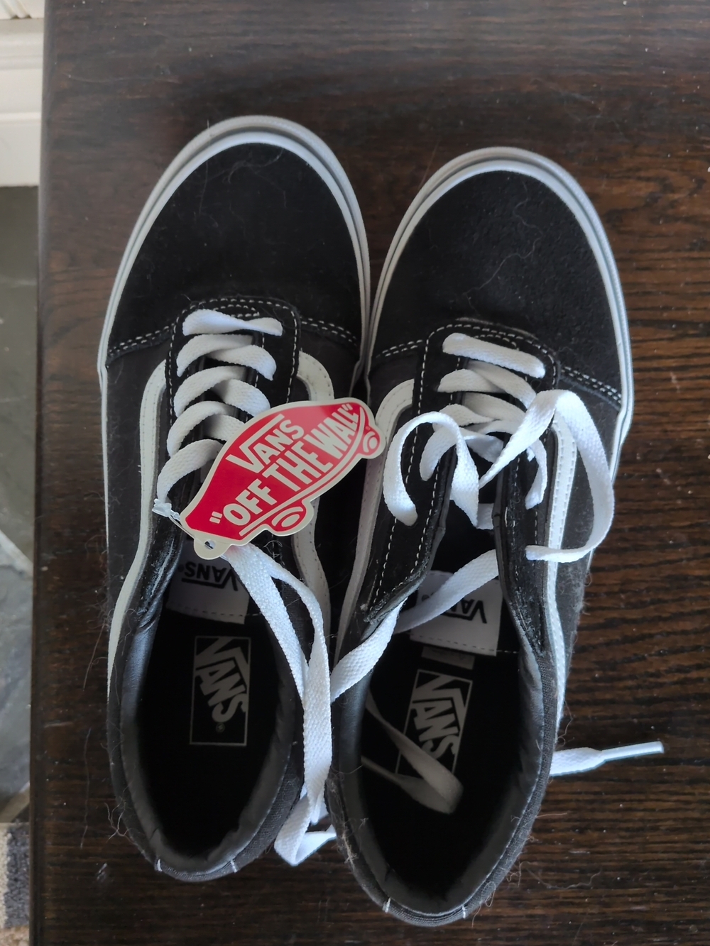 Vans Kids Black & White Classic Old Skool Sneakers